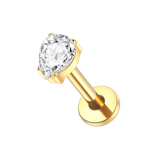 Waterdrop Titanium Flat Back