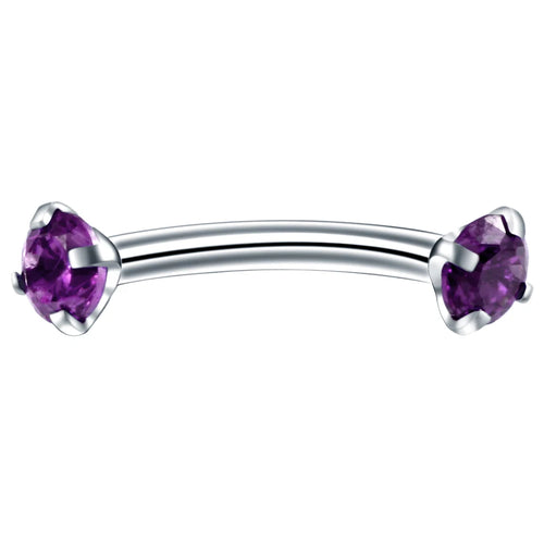 Diamante Steel Banana Bar