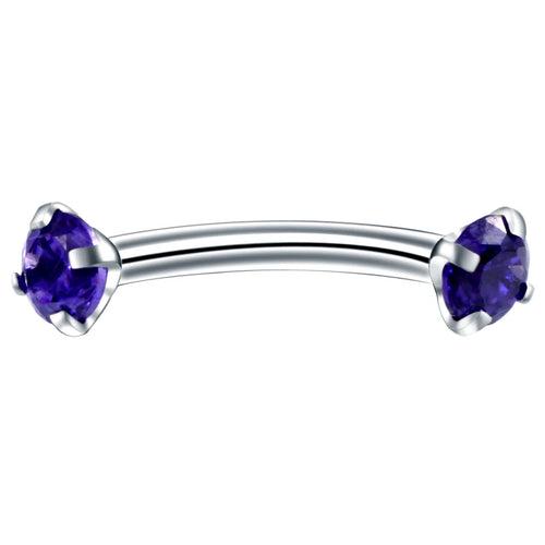 Diamante Steel Banana Bar