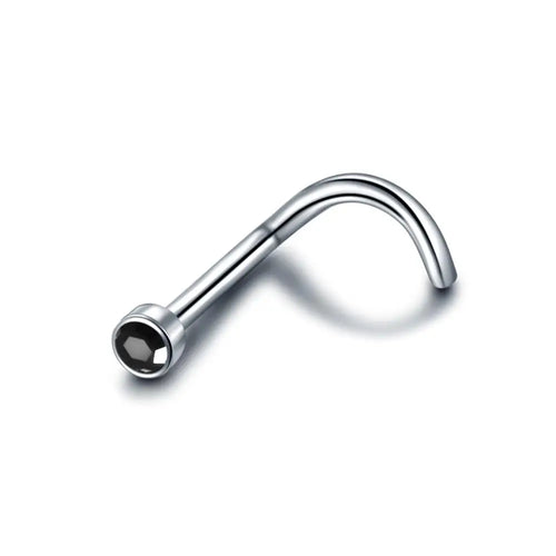 Coloured Diamante Nose Stud